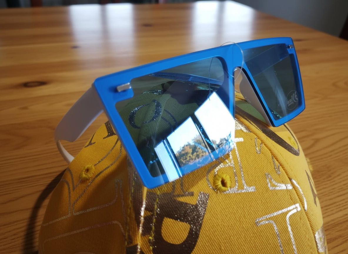 occhiali da sole uomo blu #3