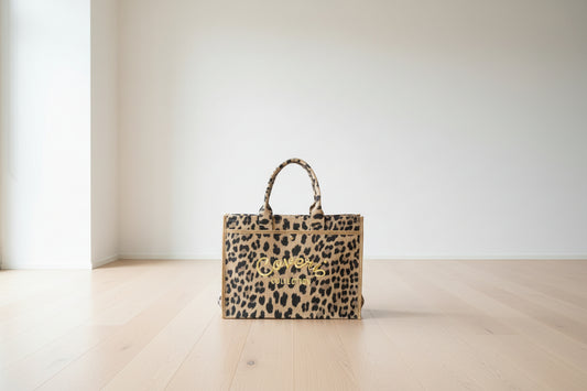 borsa coveri leopardata
