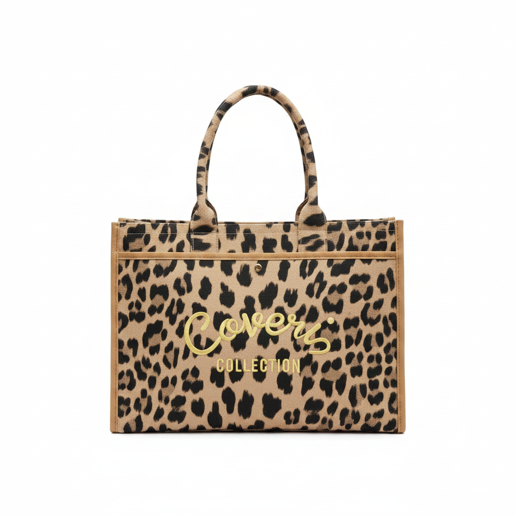 borsa coveri leopardata
