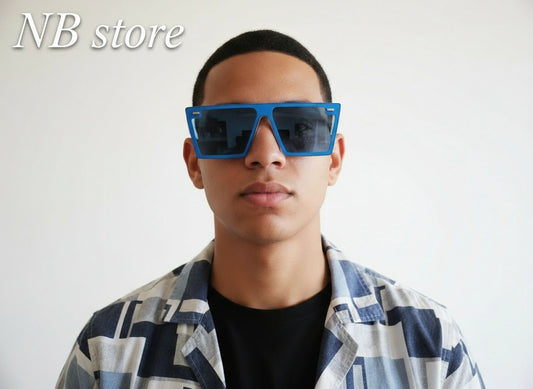 occhiali da sole uomo blu #3