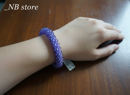 bracciali con pietre brillanti di 5 colori diversi
