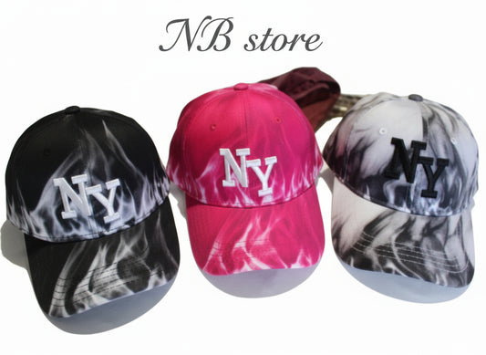 cappelli NY nero rosa e nero sfumato bianco unisex