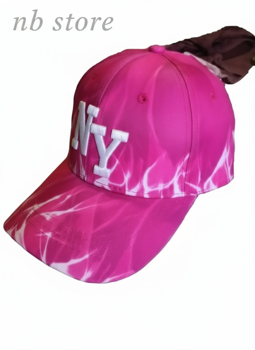 cappelli NY nero rosa e nero sfumato bianco unisex