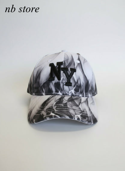 cappelli NY nero rosa e nero sfumato bianco unisex