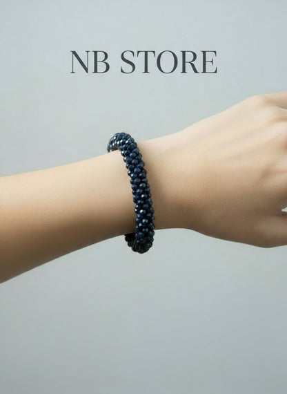 bracciali con pietre brillanti di 5 colori diversi