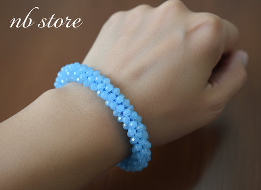 bracciali con pietre brillanti di 5 colori diversi