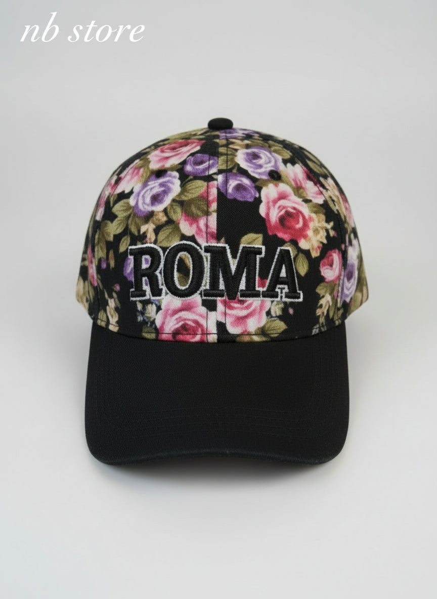 cappello roma floreale  ragazza / bambina