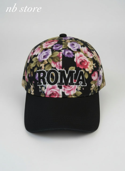 cappello roma floreale  ragazza / bambina