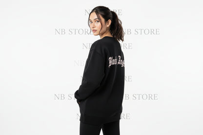 felpa angel nera  6140