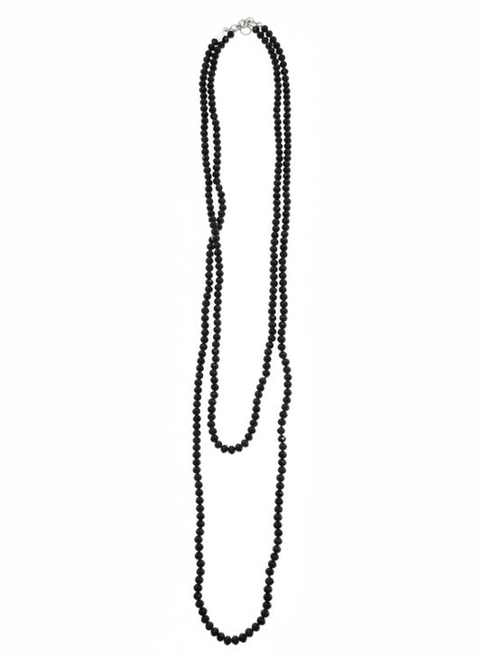 collana fina brillante filo doppio