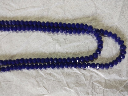 collana fina brillante filo doppio