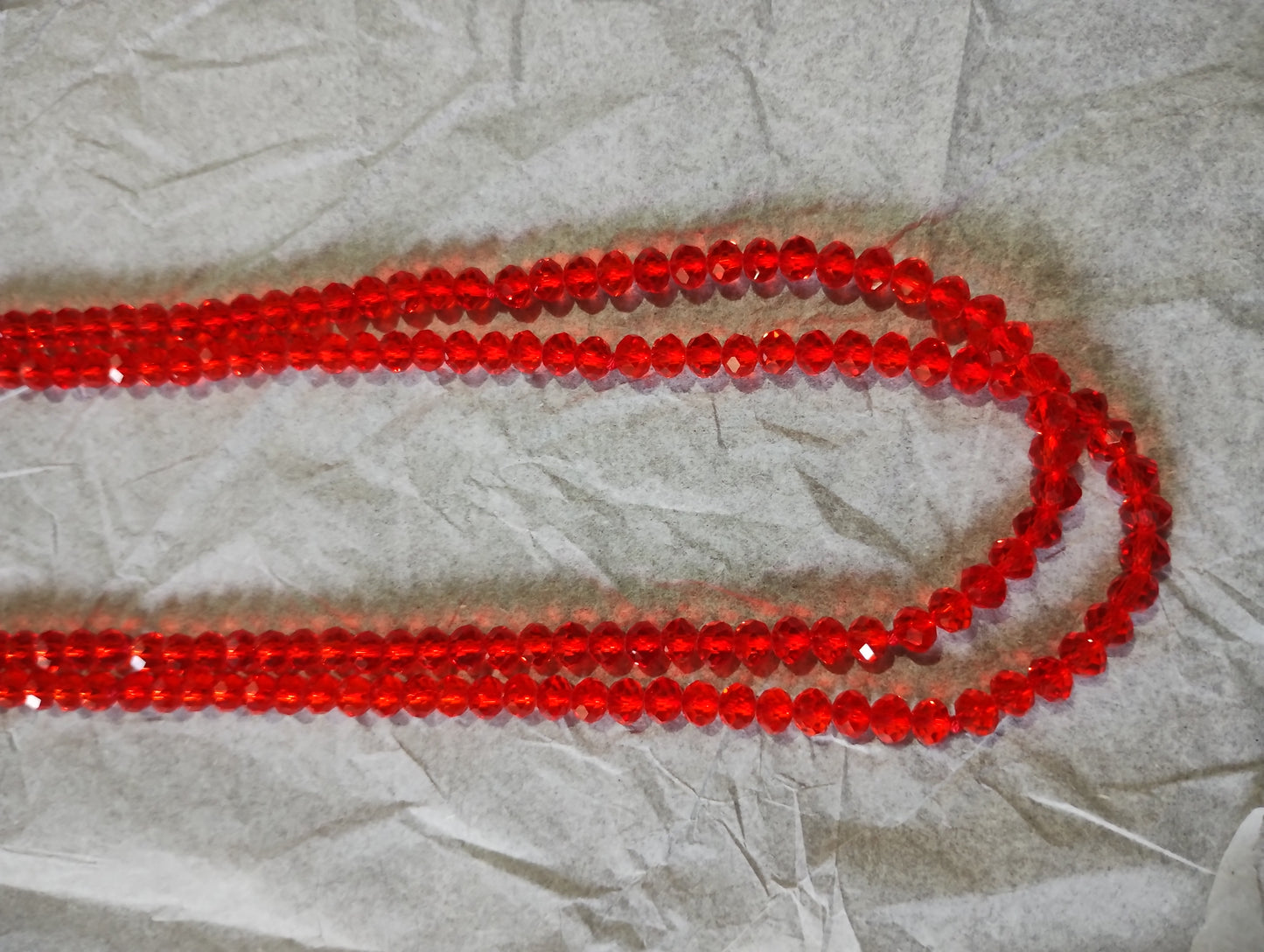 collana fina brillante filo doppio