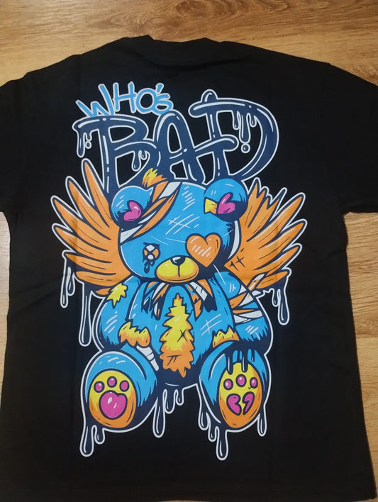 T-shirt Bad nera