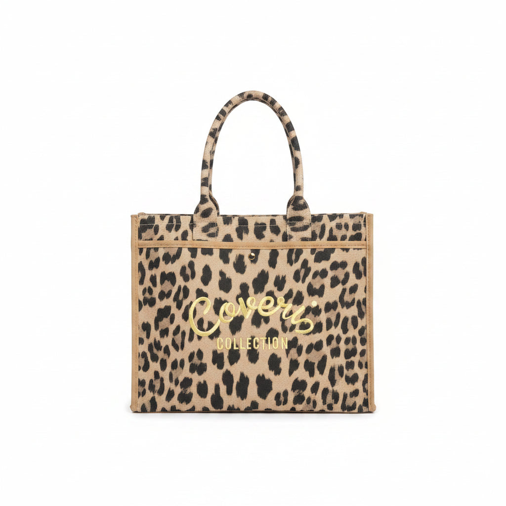 borsa coveri leopardata