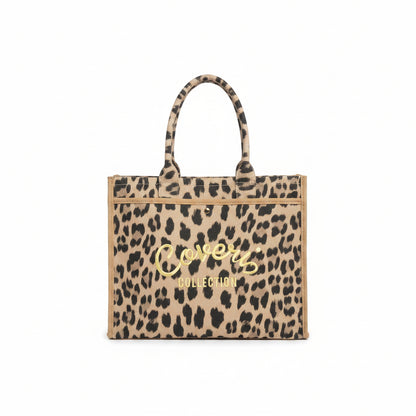 borsa coveri leopardata