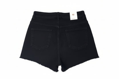 pantaloncini donna brillantini neri