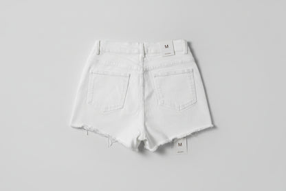 pantaloncini donna brillantini bianchi