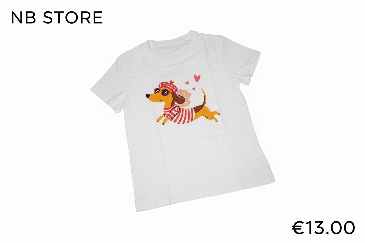 t - shirt donna cane