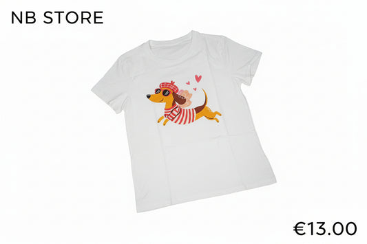 t - shirt donna cane
