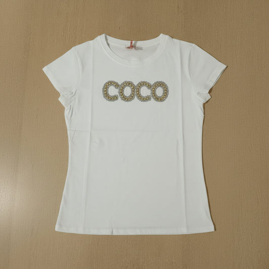 T-Shirt Donna Taglia Unica –con scritta Coco