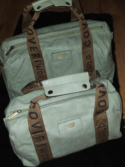 Borsone Coveri verde Coppia