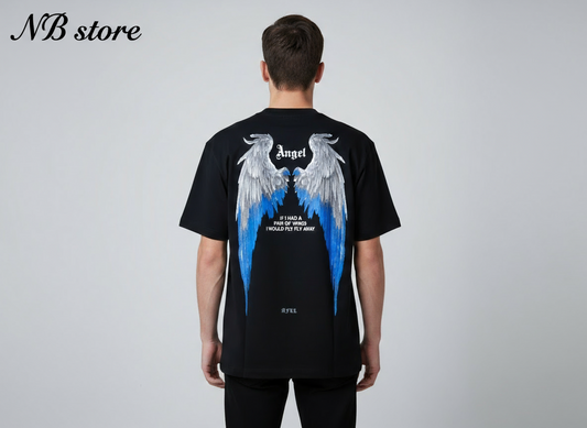t-shirt maniche corte Angel con ali  art 1820