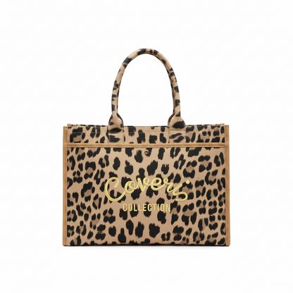 borsa coveri leopardata