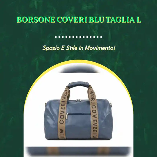 Borsone Coveri BLU taglia L by@Outfy